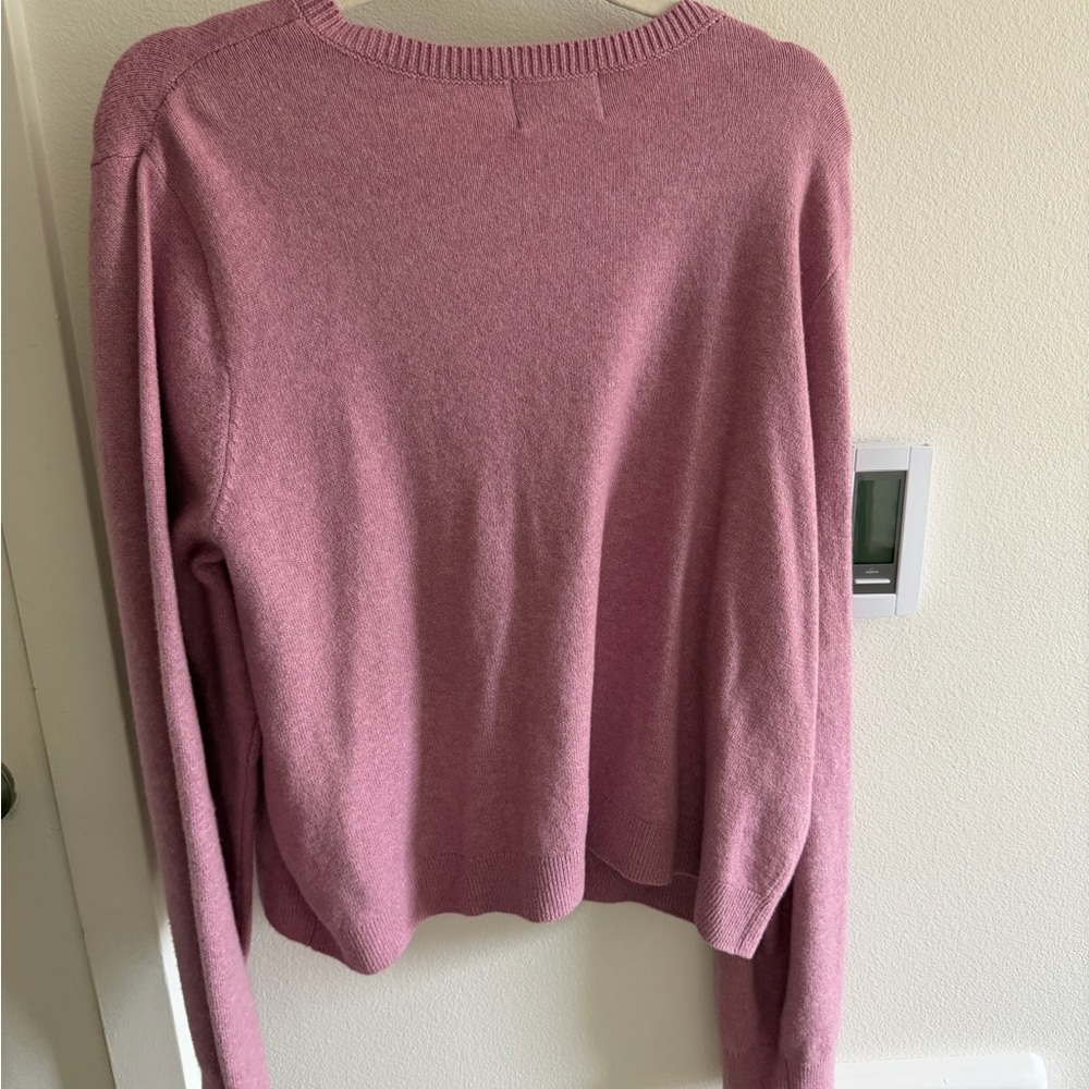 Pink Cardigan Sweater - Picture 3 of 3